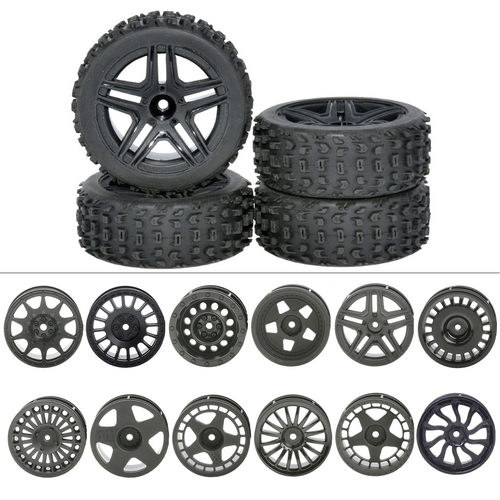 PYFORE遥控车1/10拉力轮胎HPI WR8雷拉洛XTS F10恺司玛直径70mm