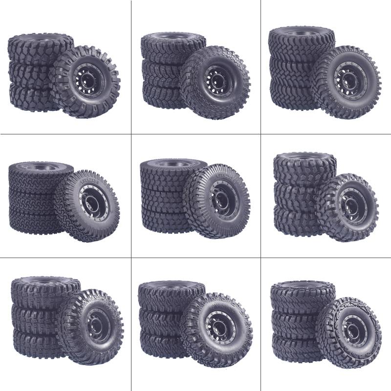 RC 1.9寸攀爬轮胎尼龙轮毂六角12mm石头胎90 96 98 108 114 120mm