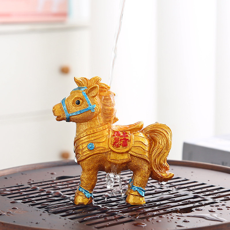 马上暴富茶宠可养变色精品摆件茶玩茶桌茶盘装饰茶具配件马年礼品,餐饮具,茶宠摆件,淘宝优惠券,粉丝福利购,淘宝优惠卷