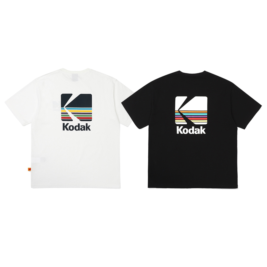 KODAK/柯达经典潮牌男女同款基础短袖上衣休闲纯棉圆领T恤