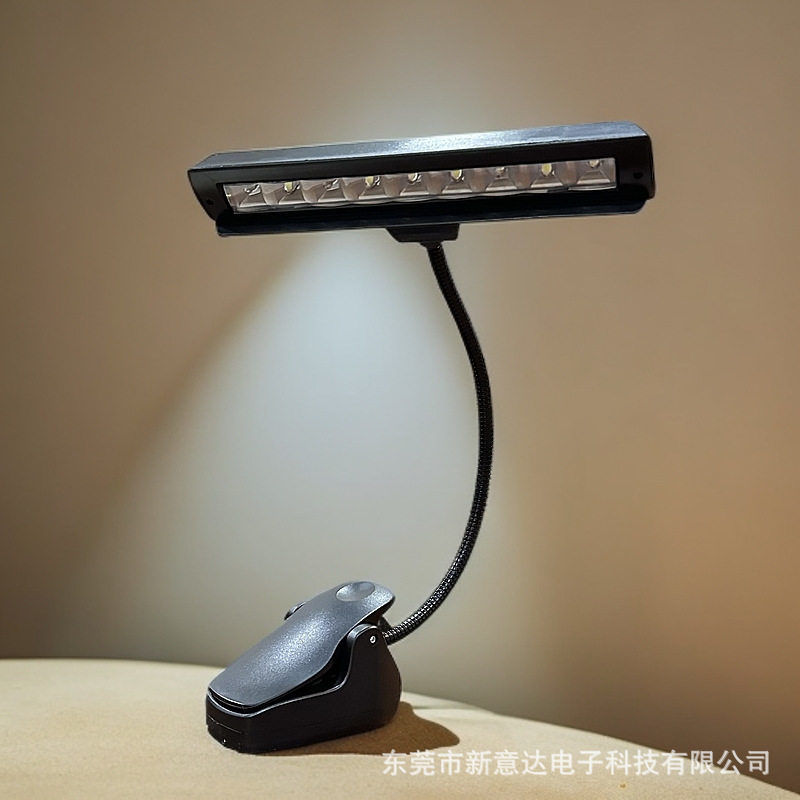 谱架灯柔光夜灯护眼灯充电乐谱钢琴专用夹式触控智能LED台灯图片