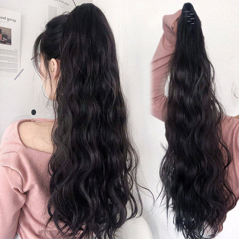 马尾假发女长发抓夹马尾仿真发自然网红抓夹式水波纹假马尾辫子,美发护发/假发,马尾,淘宝优惠券,粉丝福利购,淘宝优惠卷