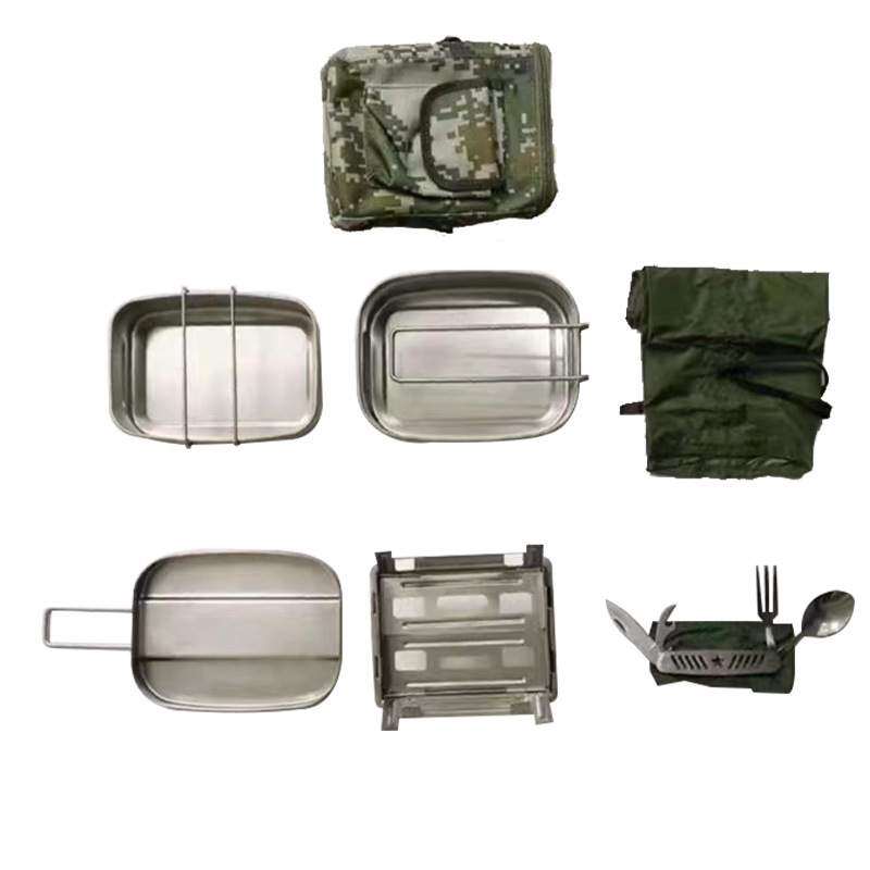 05单人野战炊具新型给养器材单元户外野营装备多功能餐具加热饭盒