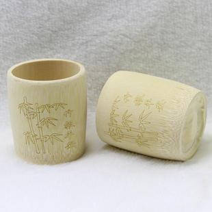 竹杯子功夫茶杯主人杯竹制小酒杯白酒烈酒杯竹节竹子喝水杯竹筒杯