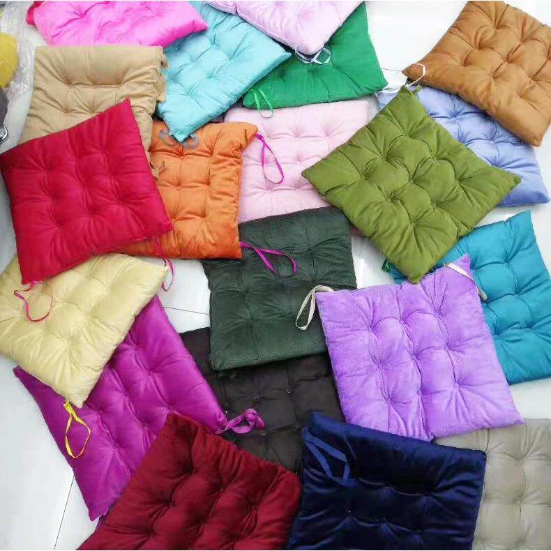 冬季家居加厚九孔沙发垫 毛绒坐垫 办公室学生椅子坐垫 五元座垫