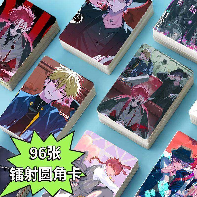新款时光人反派团96张小卡夏斐刘枭vein同款周边饭制双面拍立