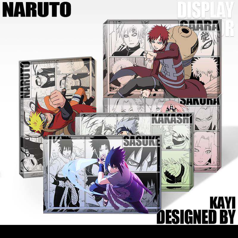 火影忍者佐鸣周边卡卡西小樱我爱罗亚克力砖高透摆件定制手工礼物