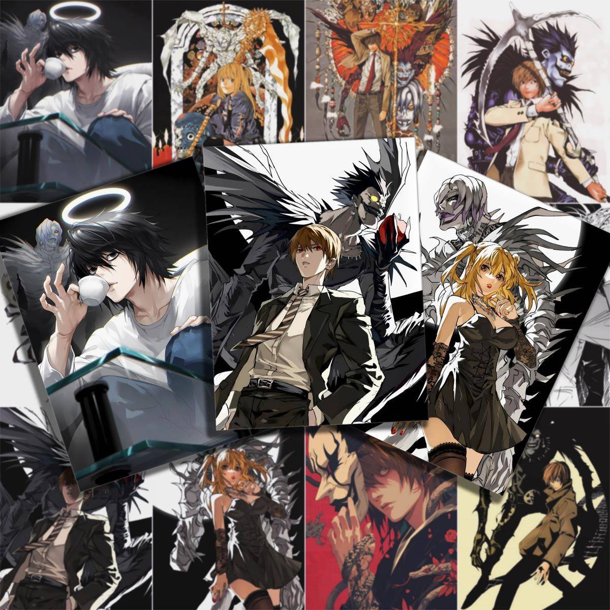 死亡笔记夜神月同人贴纸高清海报动漫周边高颜值二次元收藏装饰贴