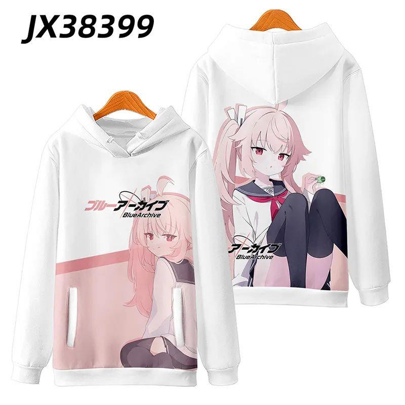 碧蓝档案动漫周边连帽卫衣小鸟游星野 砂狼白子cos二次元潮流外套
