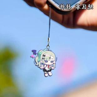 绝周边可爱手机挂绳千夏蕾咪妄想天使高颜值学生手机书包挂件