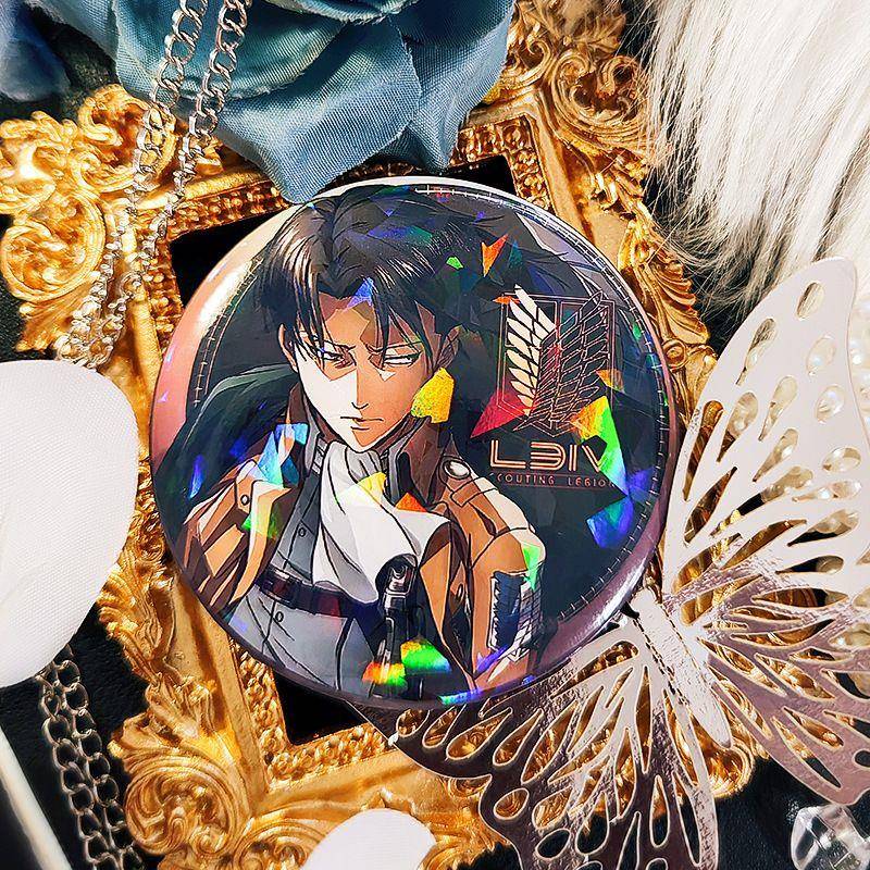 【画师授权】进击的巨人动漫吧唧兵长利威尔艾伦三笠周同学生日礼