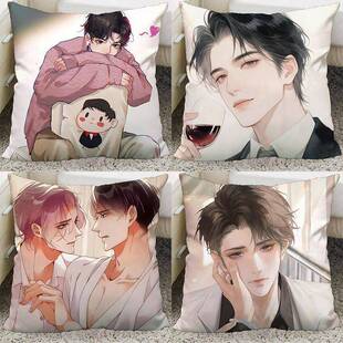 谁把谁当真同人周边抱枕黎朔赵锦辛衍生双面牀头卧室靠枕靠垫送芯