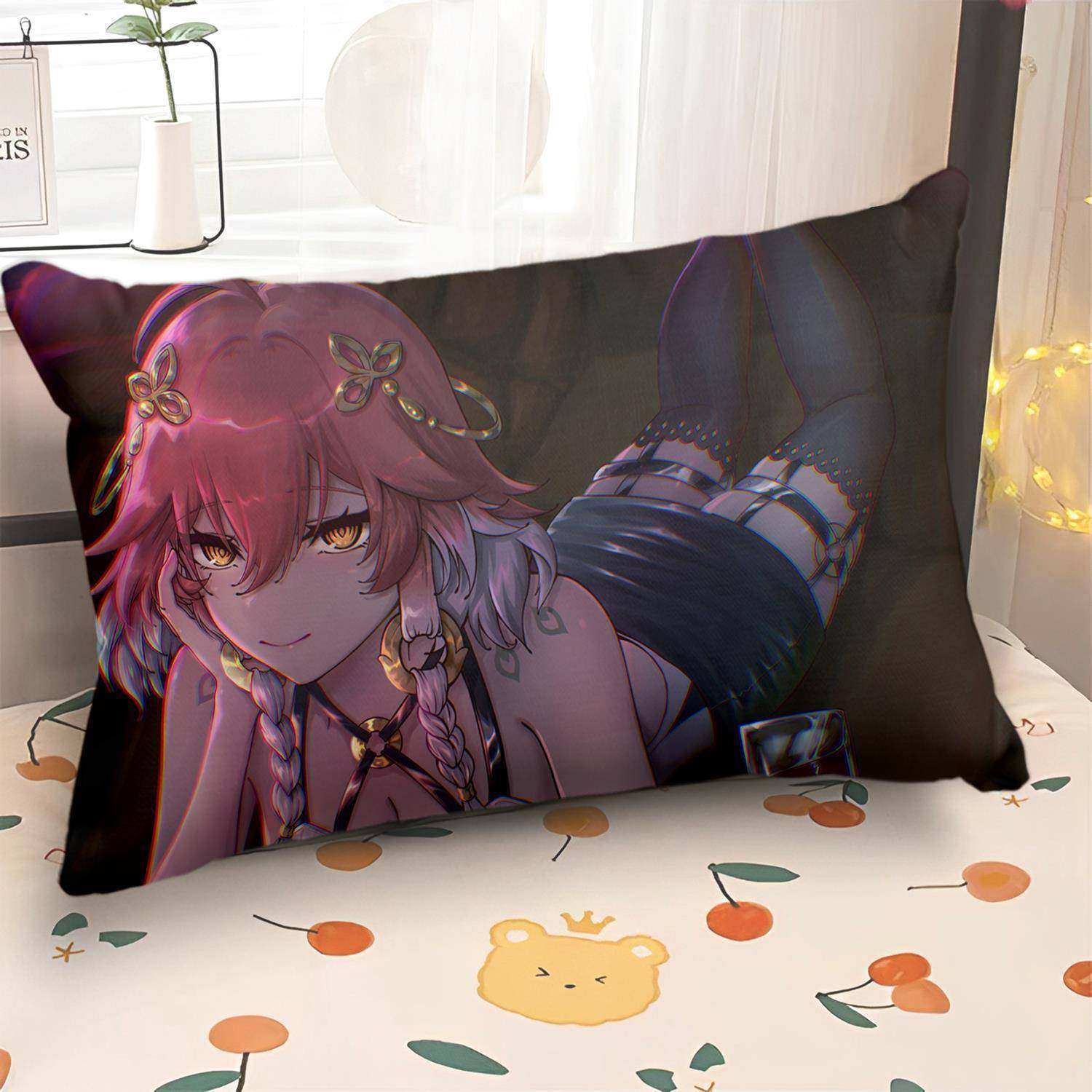 鸣潮长离抱枕居家沙发装饰枕头动漫周边宿舍枕头来图定制