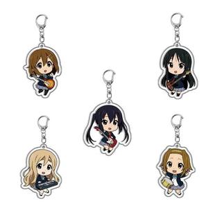 轻音少女周边钥匙扣平泽唯田井中律琴吹秋山澪二次元挂件小饰品
