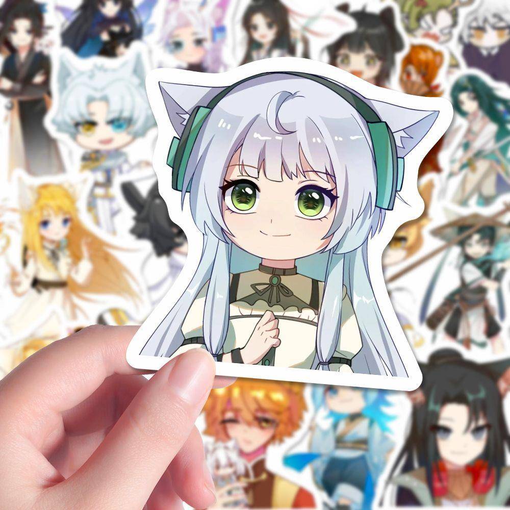 奇喵君周边110张二次元动漫故事吸引的100种方式少女diy贴纸