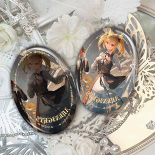 明日方舟音律联觉熠曲丰碑周边椭圆形双闪反光镭射吧唧送礼物谷子