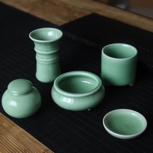 青瓷香道套装篆香用工具入门沉香粉打篆家用中式熏香仿古供奉用品