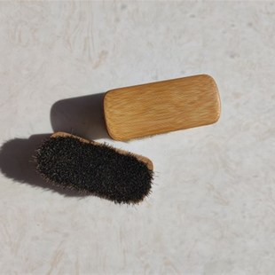 玉竹加密文玩刷猪毛刷可免费刻字金刚核桃猪鬃刷子包浆上色不掉毛