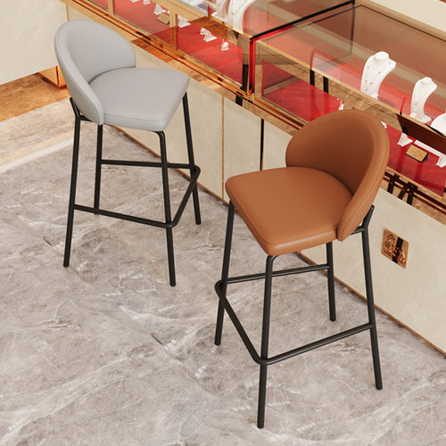 珠宝椅珠宝金店凳子收银台高脚凳吧台椅眼镜店柜台椅子前台接待椅