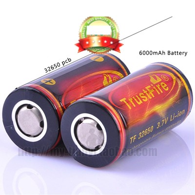 高容量锂电池 6000mAh 3.7V 加PCB32650可充电电池保护板电池