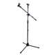 麦克风话筒悬臂落地式 支架金属架子三脚架专业手机直播舞台K歌架