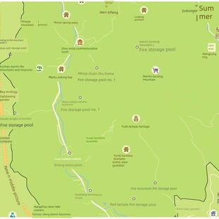 西湖区地图1.15m杭州市家用折叠高清办公室书房新款装饰画墙贴