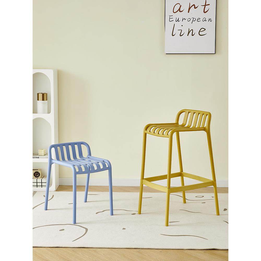 简易酒吧椅酒吧椅塑料加厚高凳家用靠背酒吧椅户外高凳咖啡椅,住宅家具,家用高脚椅,淘宝优惠券,粉丝福利购,淘宝优惠卷