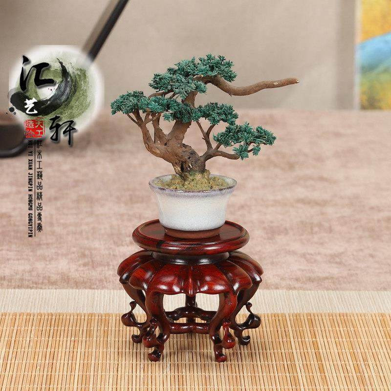 实木红酸枝花瓶微盆景茶壶香炉托架摆件铭杯展示加高复古圆形香几,家居饰品,木雕,淘宝优惠券,粉丝福利购,淘宝优惠卷