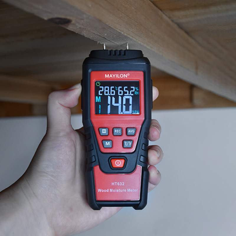 麦仪龙探针式木材水分 HT632混凝土砂浆数字双针手持外贸墙体