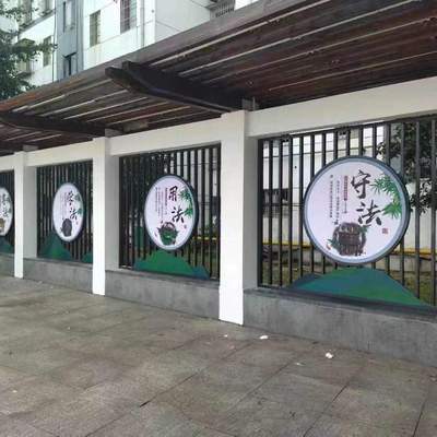 文明城市垃圾分类宣传栏广告栏阅读报栏广告物业宣传栏景区向导栏