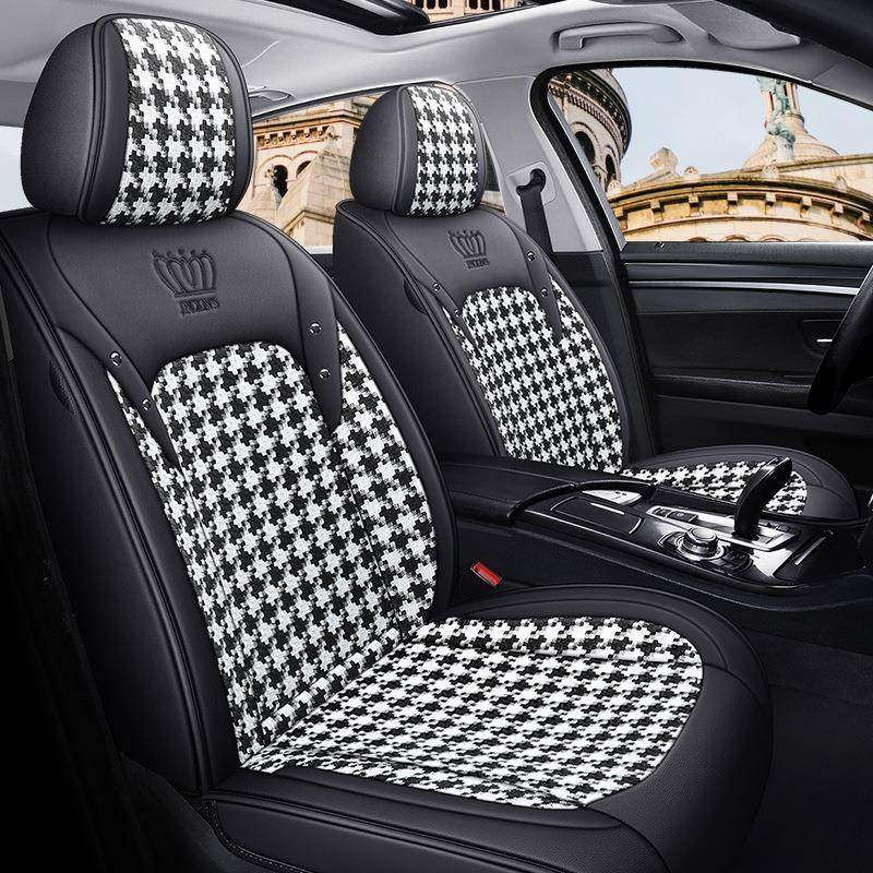 汽车坐垫亚麻四季通用皮革座套千鸟格座垫冬季新款布艺卡通全包围,农机/农具/农膜,其它农用工具,淘宝优惠券,粉丝福利购,淘宝优惠卷