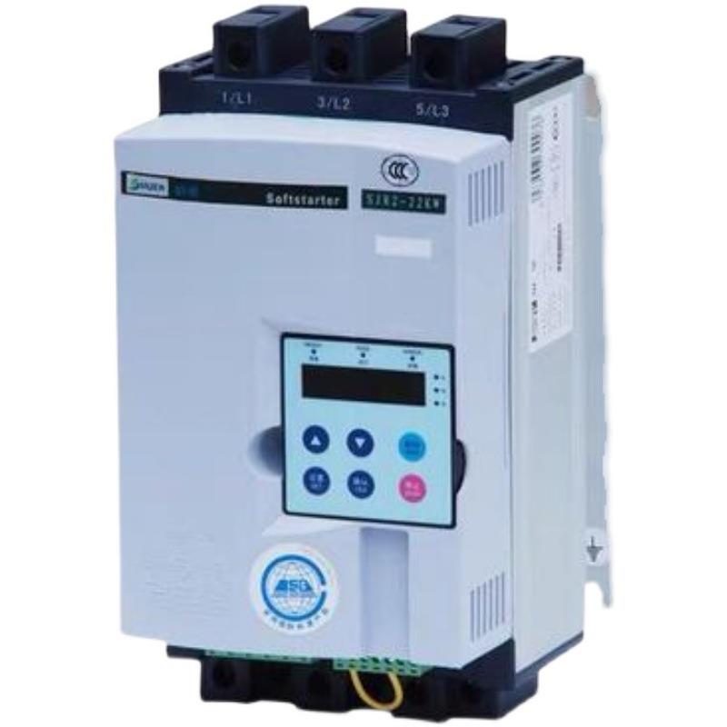 上海山宇软起动器SJR2-75/37KW45/55A90面板电机软启动柜上海西驰