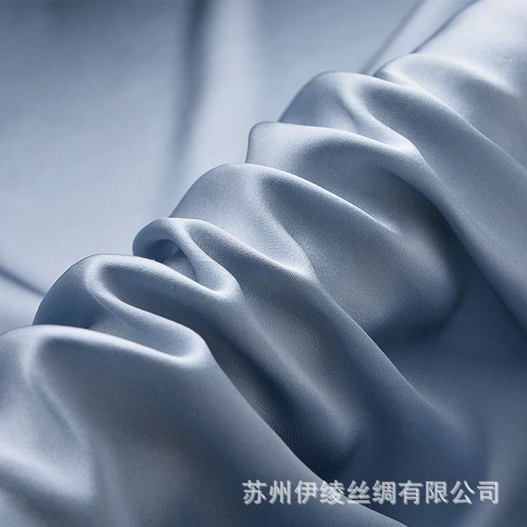 22姆米真丝素绉缎布料100桑蚕丝面料枕套发圈眼罩丝绸布匹