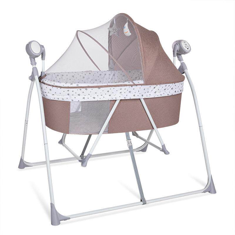 婴儿电动摇床摇篮哄睡哄娃神器新生儿智能摇椅多功能自动摇摇床