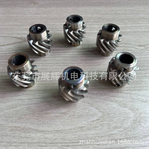 销售台湾扬博水平蚀刻传动螺旋齿轮钛螺旋齿轮OD32*ID15*14D*L38