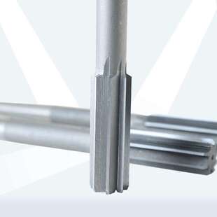 锥柄加长白钢机用铰刀高速钢16超长18深孔20/22/24/25/30/40绞刀