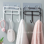 steel trace hook kitchen hooks non six hanging glue wall