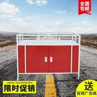 车折叠摆摊小推车地推车带轮可移动花车车促销 超市促销 台货架