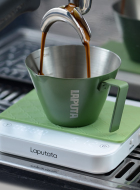 LAPUTA勒顿黑曜咖啡电子秤迷你意式智能手冲咖啡专用小称计时充电