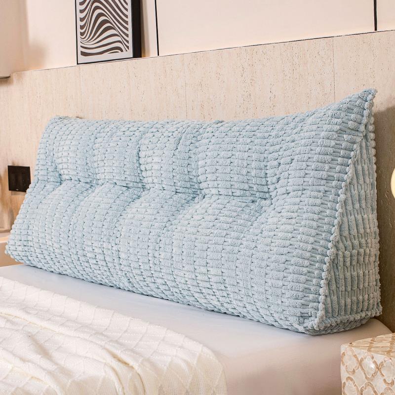 三角靠枕床头大靠背卧室床上玩手机靠垫榻榻米加厚防撞软包可拆洗