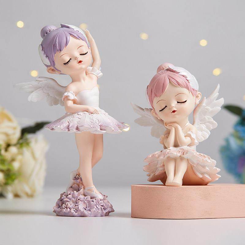 可爱卡通芭蕾女孩摆件儿童房间卧室桌面床头柜装饰品礼物好物推荐,家居饰品,桌面摆件,淘宝优惠券,粉丝福利购,淘宝优惠卷