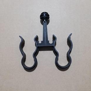 进口 麻醉机呼吸机管路固定支架挂钩/螺纹管双管回路塑料吊钩