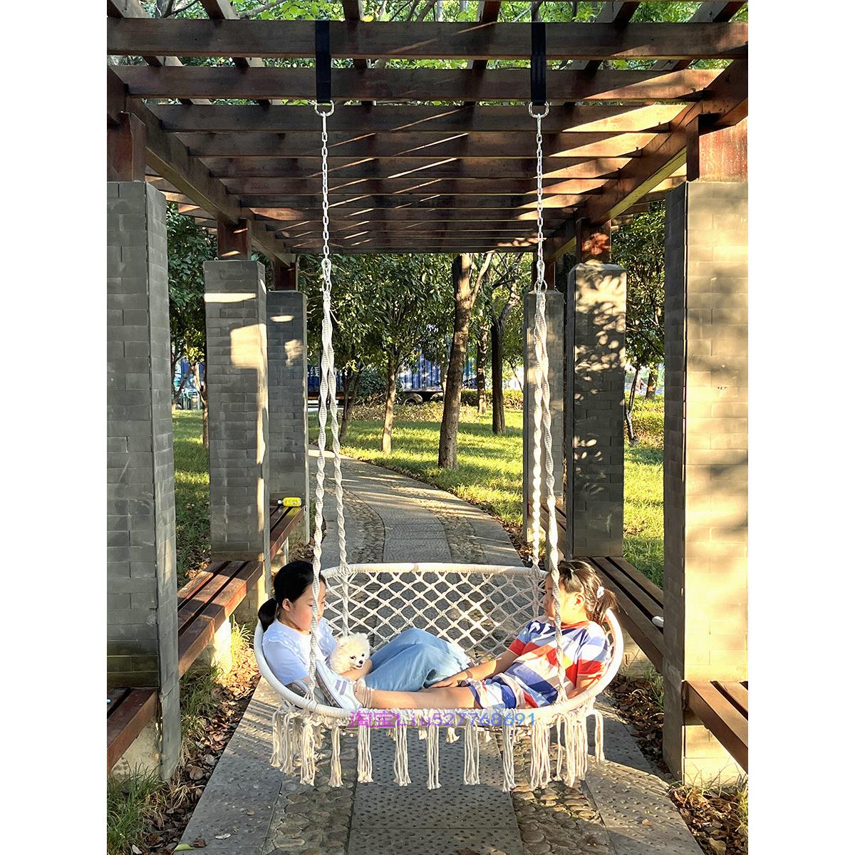 双人秋千吊椅网红室内阳台阳光房摇篮户外庭院家用吊篮吊床沙发