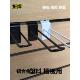 10个装 5钉货架配饰品收纳黑色槽板挂钩双线铝合金直钩s型直钩带珠