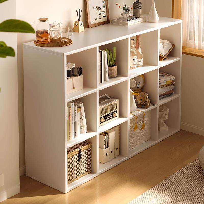 柜子收纳柜书架置物架落地书柜家用收纳柜八格柜矮柜格子柜多层淘,住宅家具,书架,淘宝优惠券,粉丝福利购,淘宝优惠卷