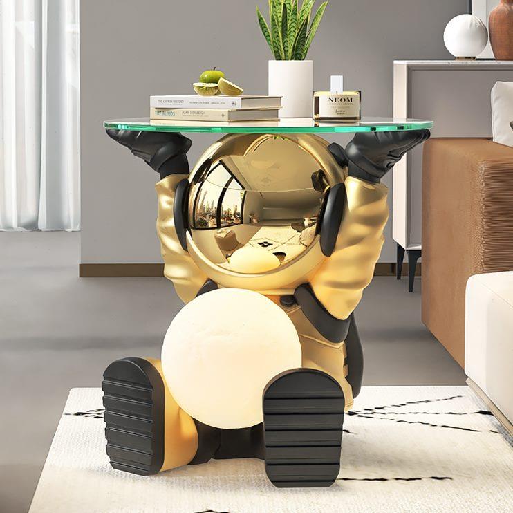 托盘落地摆件沙发搬家床头灯乔迁新居礼品茶几客厅电视柜旁宇航员