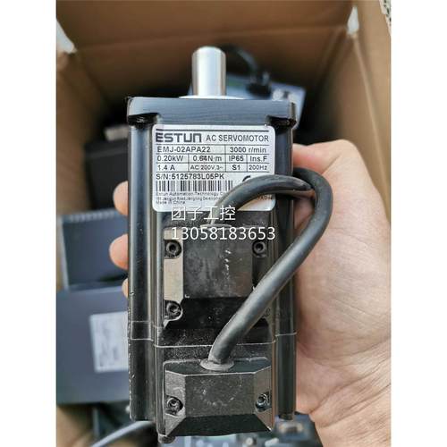 ￥埃斯顿伺服电机EMJ-04APB22 拆机三个月 询价