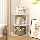 置物架饭厅收纳层架落地卧室角柜墙角客厅转角柜三角形拐角书架角