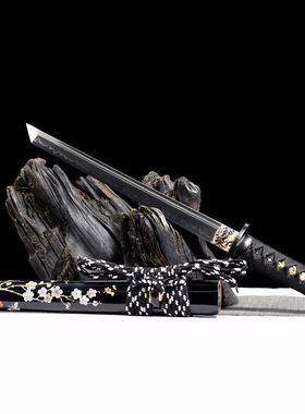 龙泉市刀剑T10烧刃短款日式肋差