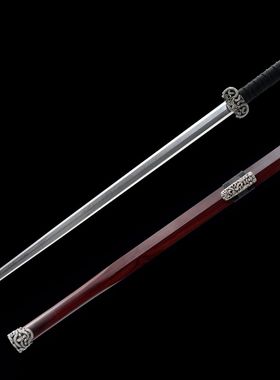 龙泉市刀剑一体手工锻打八面剑